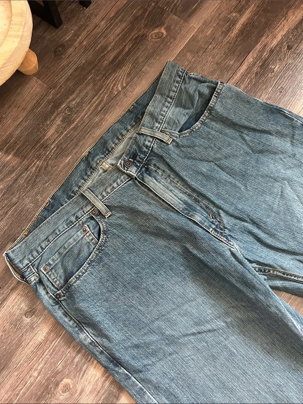 Levi's Men's Medium Blue Straight-Leg Jeans